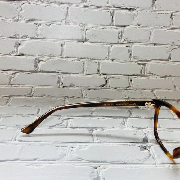 Gucci Rectangular Brown Havana And Gold Eyeglasses Glasses Frames - Picture 9 of 13